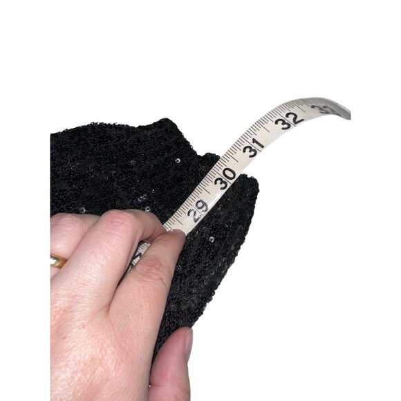 NWT Fashion Nova Can’t Hide The Shine Sequin Jumpsuit Black Women’s M Party - Picture 10 of 10